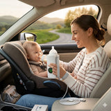 Portable Rechargeable Baby Bottle Warmer with Digital Temperature Display – USB Milk Heater for Travel & Outdoor Use